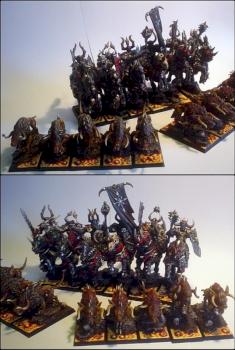 Chaos Knights and warhounds by WY ZNAWCA