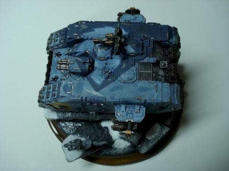 Space Wolves Land Raider Crusader by Koumoutsas