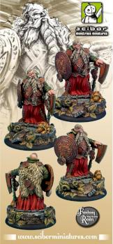 Onufry the Ribald Dwarf Lord 54mm by Scibor