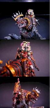 Chaos Khorne Lord on Juggernault by ngminwei