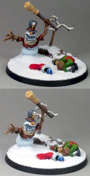 Snow goon mini diorama by Jabberwocky
