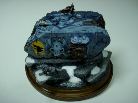 Space Wolves Land Raider Crusader by Koumoutsas