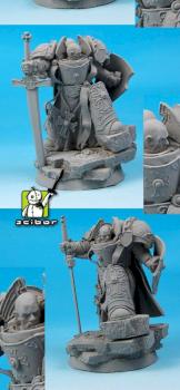 28mm / 30mm SF Templar Knight conversion / sculpture by Scibor