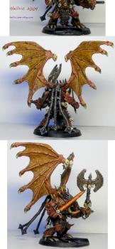 Angron, Daemon Primarch of the World Eaters commission by Hellric