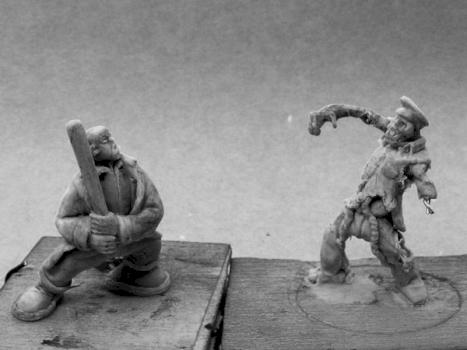 skinhead vs. zombie by blitzkrieg bob