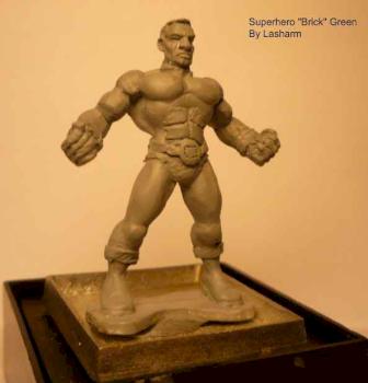 Superhero Sculpt by Lasharm
