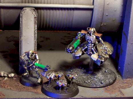 necron destroyer and friends by nivik333
