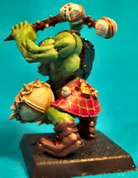 Orc War Drummer by miniaturesnscale