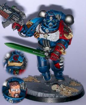 Brother Bellephron, Crimson Fists by Avicenna