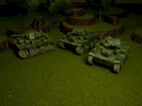 squad of brittish paratrooper tanks by gamingdog