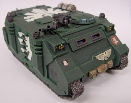 Dark Angels Rhino by Brother Izrail