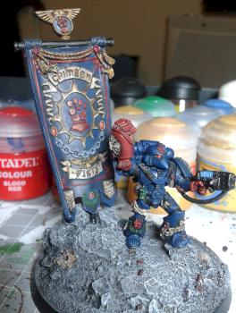 Crimson fist captain limited edition by TehHellion