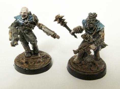 Chaos Cultist / INQ 28 ganger: Temple of the Lizard gangers by tomcra