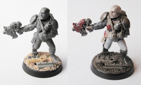 Daemonhunter / Inquisitorial henchman / Imperial Guardsman by tomcra