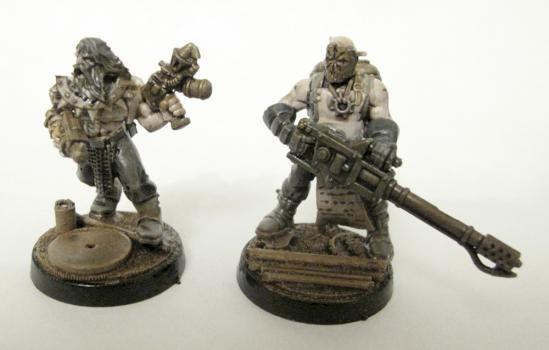 Chaos Cultist / INQ 28 ganger: Temple of the Lizard Heavy and Ganger by tomcra