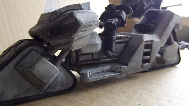 dark angels SNOW attack bike custom build by LEEDOGG