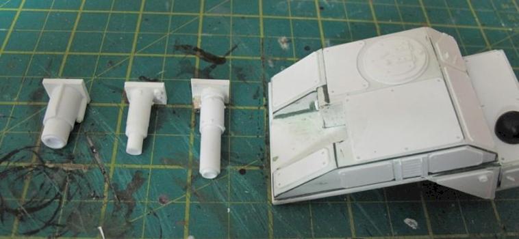 40k Imperial Guard Chimera conversion parts by tomcra