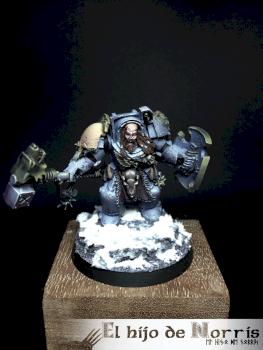 Space Wolves: lonely wolf, by El Hijo de Norris