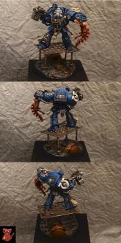 Space Hulk Ultramarine Terminator Goriel by 400LB.Gorilla