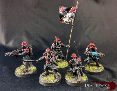 Death Korp Platoon Command Squad by Inq Tiberius