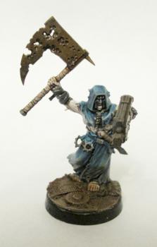 Chaos Cultist / INQ 28 ganger: Temple of the Lizard Apostate preacher by tomcra