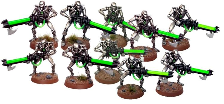 Necron Warriors by Thoras