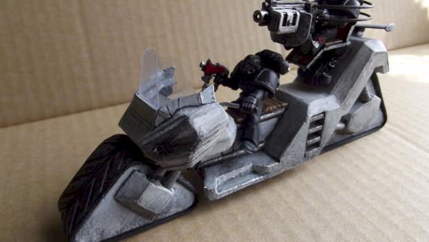 dark angels  SNOW ATTACK BIKE CUSTOM BUILD by LEEDOGG