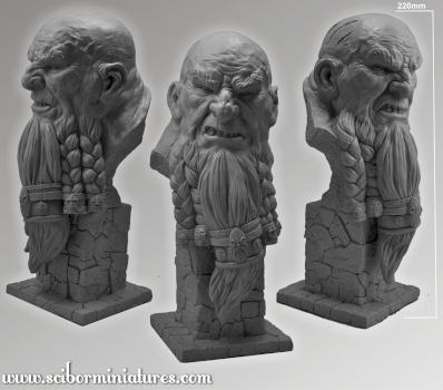 Dwarf Bust by Scibor