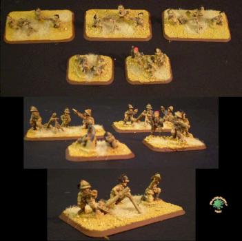 Italian Bersaglieri mortar platoon by Juanbususto