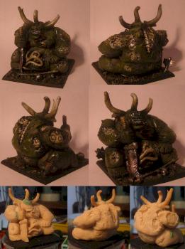 Scratch-sculpted Great Unclean One by Chosen