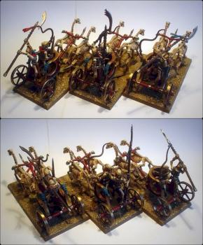 TOMB KINGS CHARIOT UNIT 1( rear ) by WY ZNAWCA