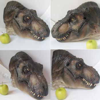 1/5 scale t-rex bust by miniatureheaven