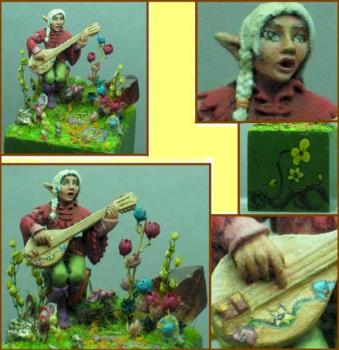 Reaper Elf in Garden by ShelleyinColorado