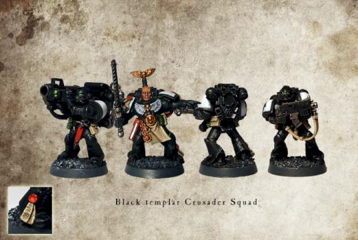 Black Templar Crusader Squad by jonnyrawkus