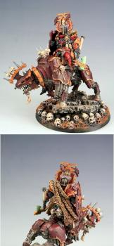 khorne chaos lord on juggernaut by bluemuma