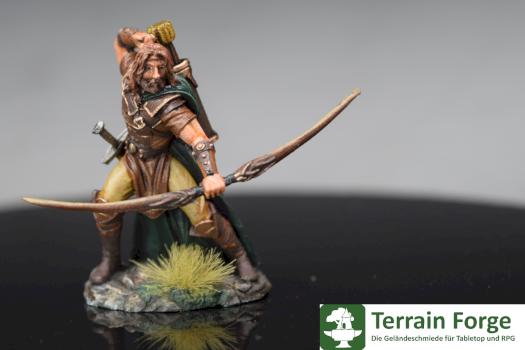 D&D Ranger with bow by TerrainForge