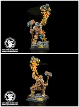 Warhammer Fantasy Battles or Age of Sigmar, Ogre Kingdoms - Slaughter Master Firebelly by cool-minis.com