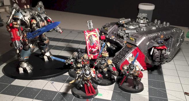 Grey Knights Land Raider, Dreadknight , Paladin by Ignorantjamoke