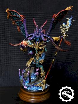 Kah'blas, greater demon of Tzeentch by Chiruka