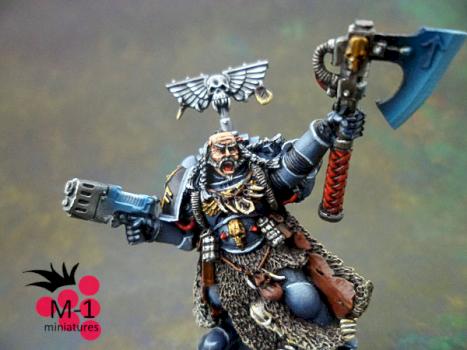 Space Wolves Rune Priest by malinek28