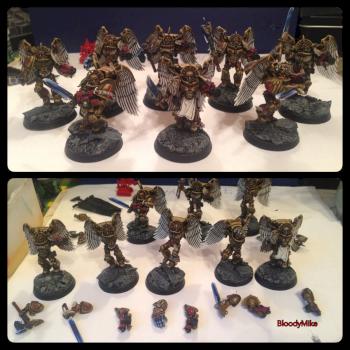 Blood Angels Sanguinary Guard by BloodyMike