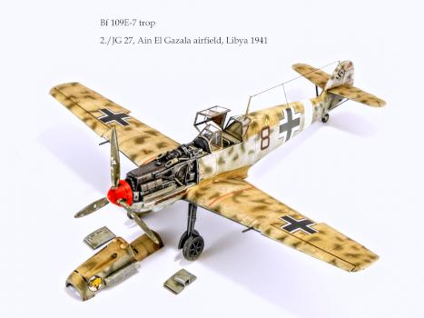 Bf 109E-7 trop  2./JG 27, Ain El-Gazala, Libya 1941 by fm-64