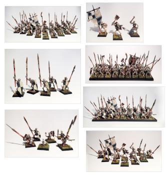 Skeleton Spearmen by Bleep Bloop