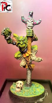 Goblin Pogo - Blood Bowl by Tatxu