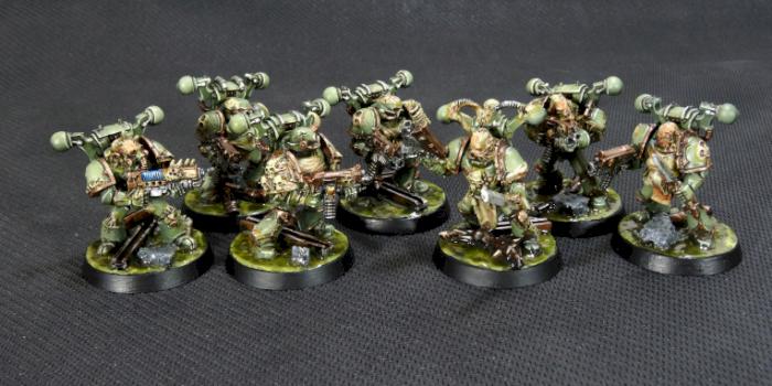 Plague Marines by Mine Painting Studio