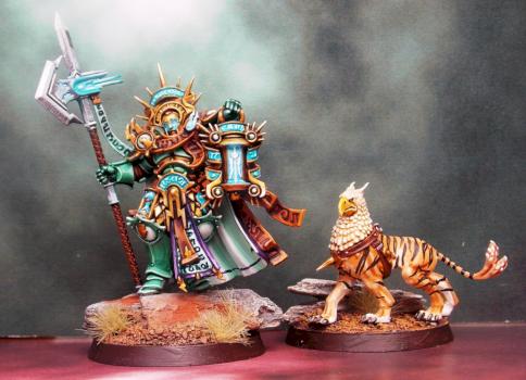 Lord Castellant and Gryph Hound by neojarlaxe