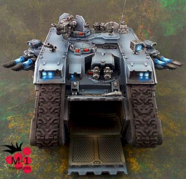 Space Wolves Land raider by malinek28