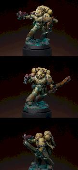 Imperial Fist Space Marine by jarhead