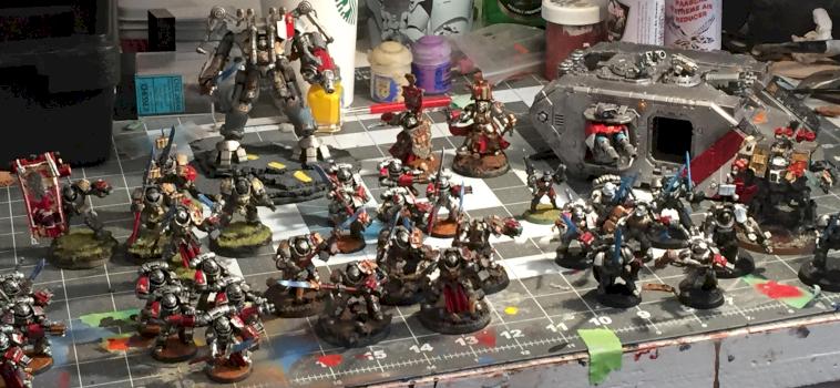Grey Knight army by Ignorantjamoke