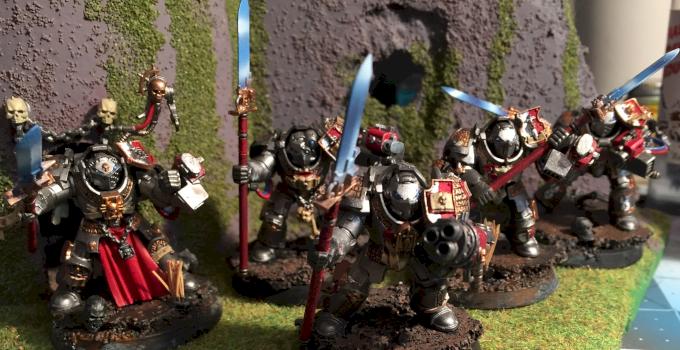 Grey knight Terminator squad by Ignorantjamoke